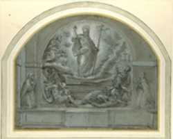 Free download Design for a Frescoed Altarpiece of The Resurrection free photo or picture to be edited with GIMP online image editor