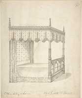 Free picture Design for a Gothic Bed with Canopy to be edited by GIMP online free image editor by OffiDocs
