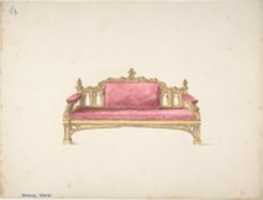 Free download Design for a Gothic Settee free photo or picture to be edited with GIMP online image editor