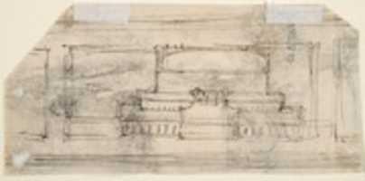 Free download Design for an Armchair Decorated with Putti Heads (Recto). Sketches (Verso). free photo or picture to be edited with GIMP online image editor