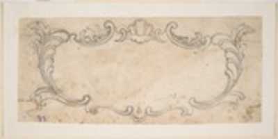 Free download Design for an Ornament with Voluted Pediment and Portrait Bust. free photo or picture to be edited with GIMP online image editor
