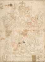 Free download Design for an Overdoor Decoration (recto); Rinceaux (verso) free photo or picture to be edited with GIMP online image editor