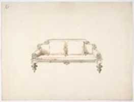 Free download Design for a Sofa with Two Loose Cushions free photo or picture to be edited with GIMP online image editor