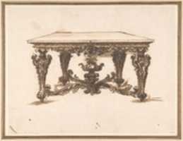 Free download Design for a Table with Ornate Legs free photo or picture to be edited with GIMP online image editor