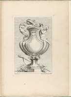 Free download Design for a vase with a faun and a nymph, from Livre de Vases (Book of Vases), plate 10 free photo or picture to be edited with GIMP online image editor