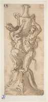 Free download Design for a Vase with Male and Female Supporting Figures. free photo or picture to be edited with GIMP online image editor
