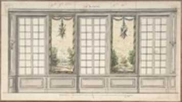 Free download Design for a Windowed Wall with Decorative Panels free photo or picture to be edited with GIMP online image editor