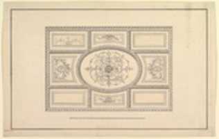 Free download Design for Ceiling at Kirtlington Park, Oxfordshire free photo or picture to be edited with GIMP online image editor