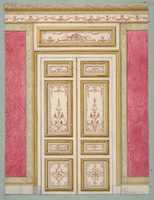 Free download Design for double doors decorated in the rococco style free photo or picture to be edited with GIMP online image editor