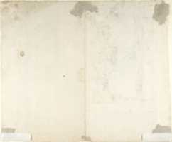 Free download Design for One Half of a Ceiling with Medaillons with Figure Sketches Inside (recto); Design for an Interior Wall Elevation (verso) free photo or picture to be edited with GIMP online image editor