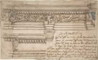 Free download Design for Painted Corner and Frieze of the Choir in the Church of the Servi in Bologna. free photo or picture to be edited with GIMP online image editor