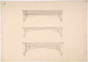 Free download Design for Three Gothic Pediments free photo or picture to be edited with GIMP online image editor