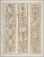 Free download Design for Three Upright Panels of Ornament Arabesques free photo or picture to be edited with GIMP online image editor
