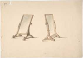 Free download Design for Two Plain Tabletop Mirrors free photo or picture to be edited with GIMP online image editor