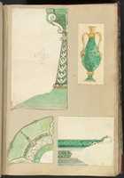 Free download Designs for a Candlestick, Two Handled Vase, Decorated Plate and Footed Dish free photo or picture to be edited with GIMP online image editor