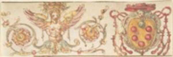 Free download Design with Medici Coat of Arms and Harpy (Embroidery Design?) free photo or picture to be edited with GIMP online image editor