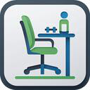 DeskFit  screen for extension Chrome web store in OffiDocs Chromium