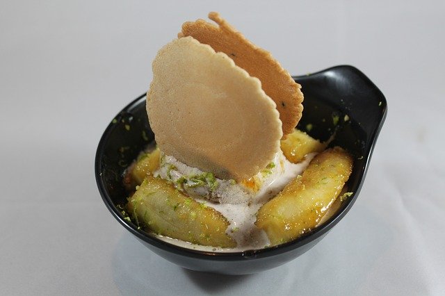 Free download Dessert Banana Sharing -  free photo or picture to be edited with GIMP online image editor