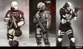 Free download Detroit: Become Human - Armed Personnel (Concept Art) free photo or picture to be edited with GIMP online image editor