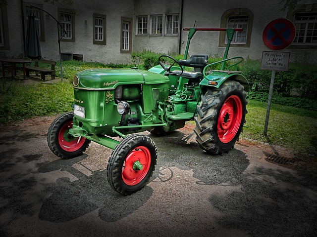 Free download deutz d 25 tractor farm rural hdr free picture to be edited with GIMP free online image editor