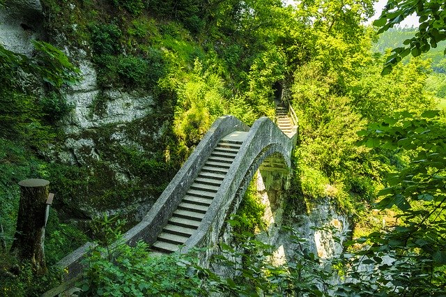 Muat turun percuma DevilS Bridge Sigmaringen - foto atau gambar percuma untuk diedit dengan editor imej dalam talian GIMP