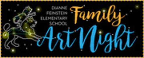 Free download Dianne Feinstein Elementary School Family Art Night Logo (2019) free photo or picture to be edited with GIMP online image editor