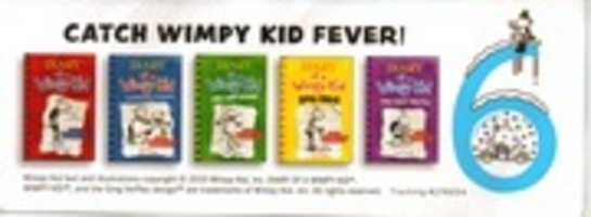 Muat turun percuma Diary of a Wimpy Kid: Cabin Fever penanda buku foto atau gambar percuma untuk diedit dengan editor imej dalam talian GIMP