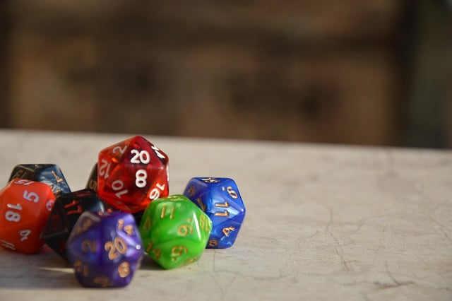 Free download dice game luck d20 cubes dnd free picture to be edited with GIMP free online image editor