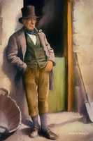 Free download Digital Color Pencil Drawing of an Irish Farmer free photo or picture to be edited with GIMP online image editor