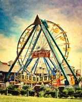 Free download Digital Impasto Painting af a Ferris Wheel in Kemah, Texas free photo or picture to be edited with GIMP online image editor
