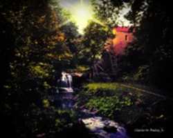 Free download Digital Oil Painting of an Old Mill Near Whitby free photo or picture to be edited with GIMP online image editor