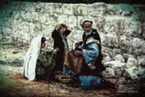 Free download Digital Oil Painting of a Shoemaker and His Family in Jerusalem free photo or picture to be edited with GIMP online image editor