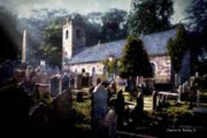 Free picture Digital Oil Painting of Kirk Braddan in Douglas to be edited by GIMP online free image editor by OffiDocs
