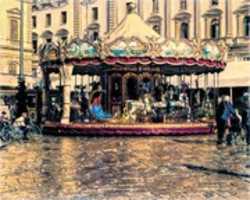 Free download Digital Pastel and Colored Pencil Drawing of the Piazza della Repubblica in Florence, Italy free photo or picture to be edited with GIMP online image editor