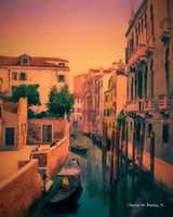 Free download Digital Pastel Drawing of a Gondola Docking in Venice free photo or picture to be edited with GIMP online image editor