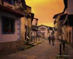 Free download Digital Pastel Drawing of a Street in Candelario free photo or picture to be edited with GIMP online image editor