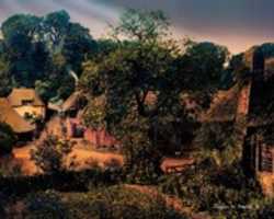 Free download Digital Pastel Drawing of Cockington in Devon free photo or picture to be edited with GIMP online image editor