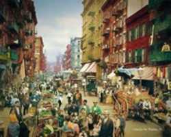 Free download Digital Pastel Drawing of Mulberry Street in Manhattan free photo or picture to be edited with GIMP online image editor