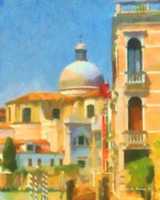 Free download Digital Pastel Drawing of the San Geremia Church in Venice, Italy free photo or picture to be edited with GIMP online image editor