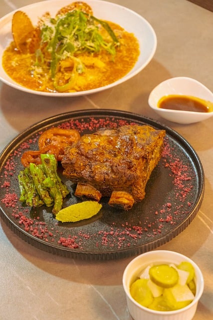 Free download dining restaurant pickle meat food free picture to be edited with GIMP free online image editor