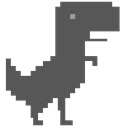 Dinosaur Game Launcher  screen for extension Chrome web store in OffiDocs Chromium