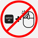 Disable alt/option + Click shortcut  screen for extension Chrome web store in OffiDocs Chromium