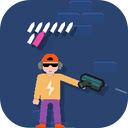 Disco Droids Game Master Explosive Combo Chaining Action!  screen for extension Chrome web store in OffiDocs Chromium