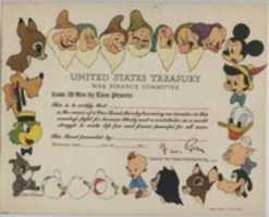 Free download Disney War Bond, 1940s free photo or picture to be edited with GIMP online image editor