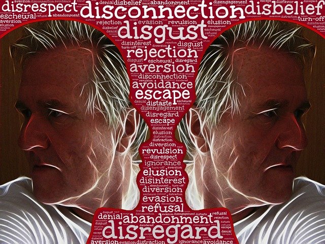 Free download Disregard Disconnection Disgust -  free illustration to be edited with GIMP free online image editor
