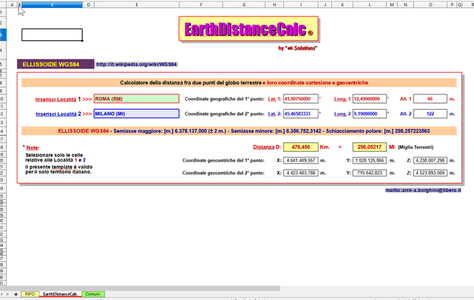 Gratis download Distanza tra due località italiane DOC-, XLS- of PPT-sjabloon gratis te bewerken met LibreOffice online of OpenOffice Desktop online