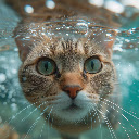 Diving Cat – An Underwater World Through Feline Eyes  screen for extension Chrome web store in OffiDocs Chromium