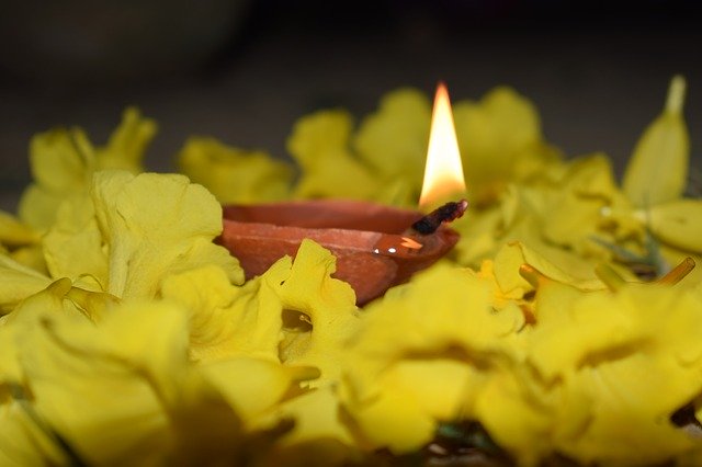 Free download Diya Fire Diwali -  free photo or picture to be edited with GIMP online image editor