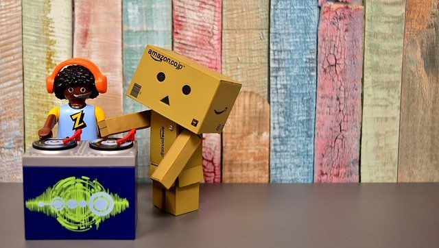 Free graphic dj music danbo mixer characters to be edited by GIMP free image editor by OffiDocs
