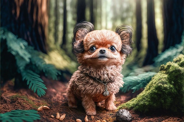 הורדה חינם של כלב יער חיות ציור פנטזיה תמונה חינם לעריכה עם עורך תמונות מקוון בחינם של GIMP